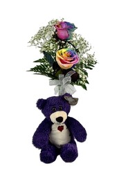 FantaZoo Vase - Purple Bear from Flowers by Ray and Sharon in Muskegon, MI